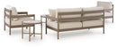 Bluff Trail - Loveseat, Lounge Chairs, Tables Set (Set of 5) - Beige by Unique Piece Furniture