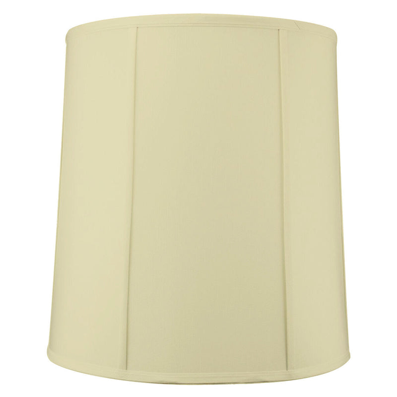 14"x16"x17" Large Drum Lampshade Egg Shell Shantung, Large Cylinder Replacement Lamp Shade for Tall Table Lamps