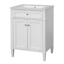 Bathroom Vanity With 2 Doors And Tip Out Drawer, Soft Closing Hinges by Unique Piece Furniture