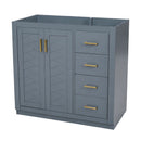 Retro Style Bathroom Vanity, 3 Drawers & Soft Closing Doors by HouseOfZazla