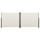 Retractable Side Awning, 71" x 236" Patio Screen with Waterproof Polyester Fabric by HouseOfZazla