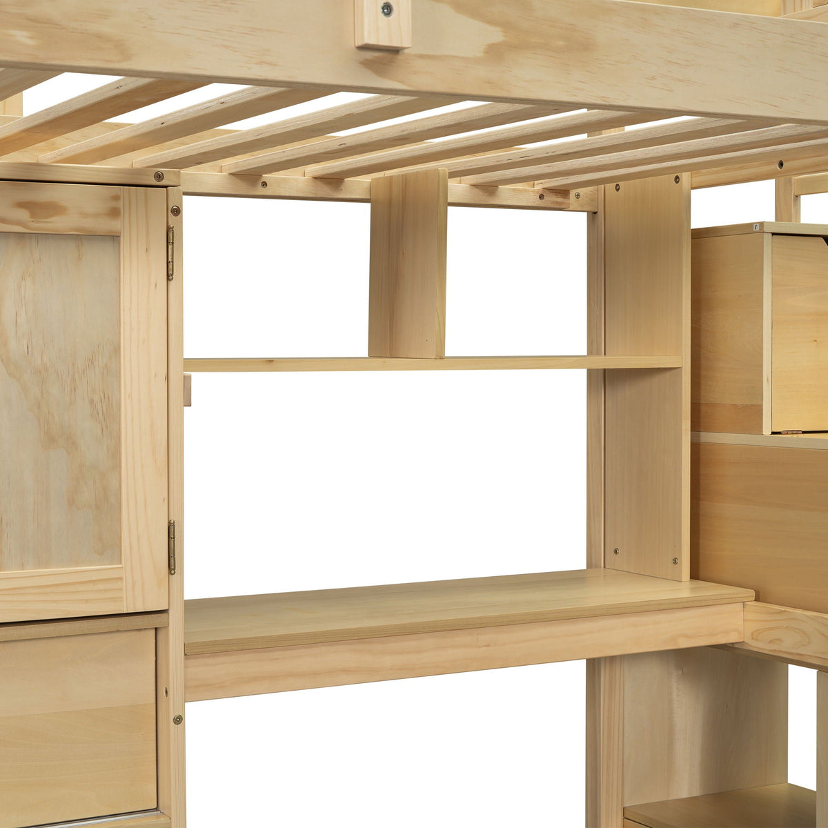 Loft Bed With Built In Desk And Staircase, photo 31 of 34