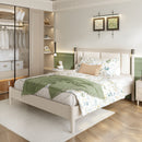 Solid Wood Queen Bed - Heavy Duty Support
