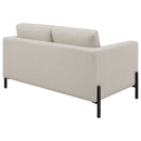 Dulcie - Loose Back Loveseat - Oatmeal by HouseOfZazla