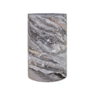 Simple Marble Textured Cylindrical Coffee Table Material - Gray by HouseOfZazla