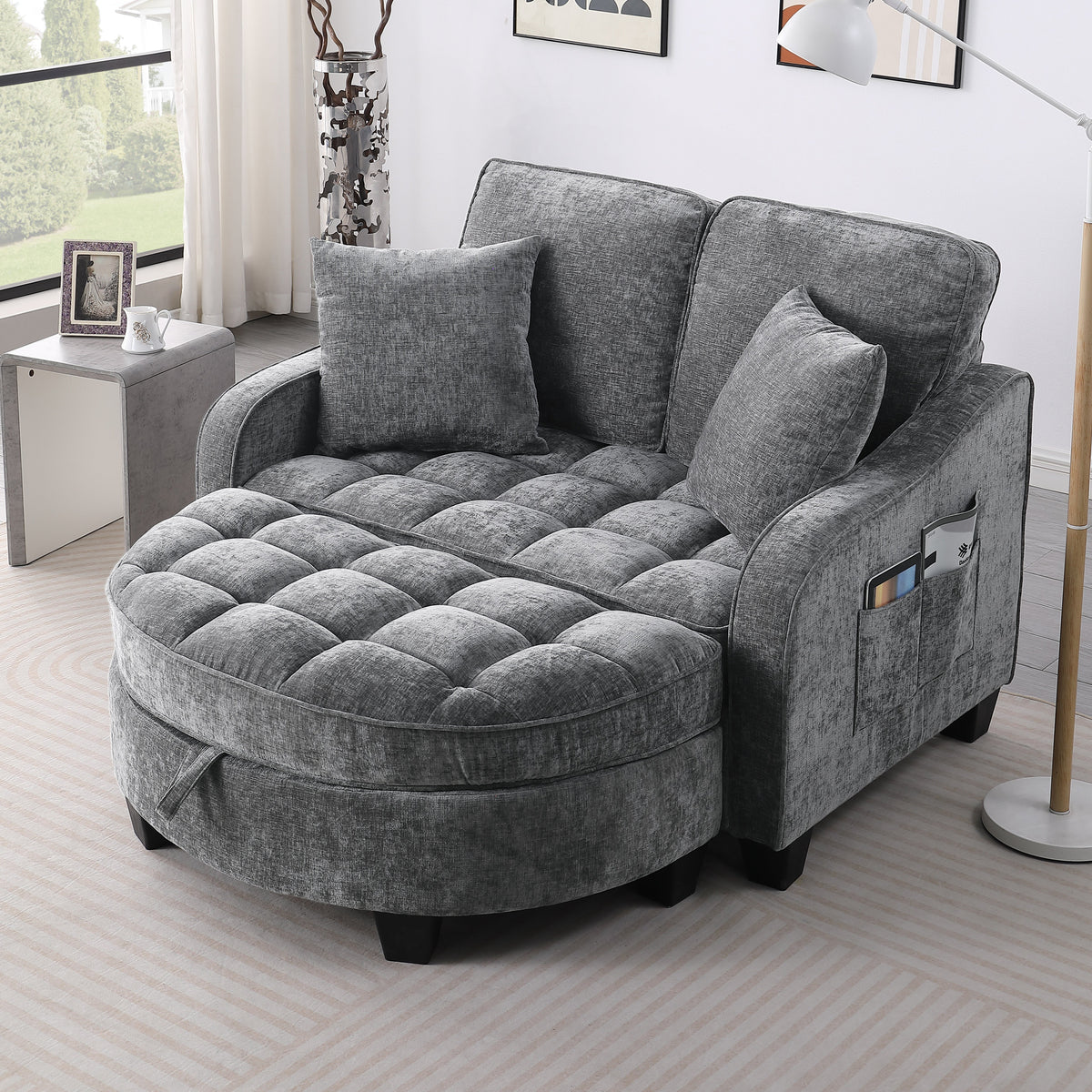 Two-Seater Sofa with Chaise Longue, photo 3 of 6