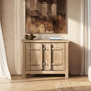 Rowan - 2 Door Accent Cabinet - Natural by HouseOfZazla