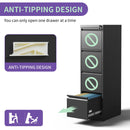 Steel Drawer Vertical File Cabinet With Lock For A4 Legal / Letter Size