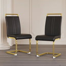 Side Dining Room Chair, Padded Seat High Back by Unique Piece Furniture