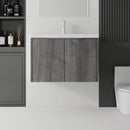 36 Inch Floating Bathroom Vanity with Ceramic Sink and Soft-Close Door by HouseOfZazla