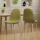 Elegant Dining Chair Set With Fabric by HouseOfZazla