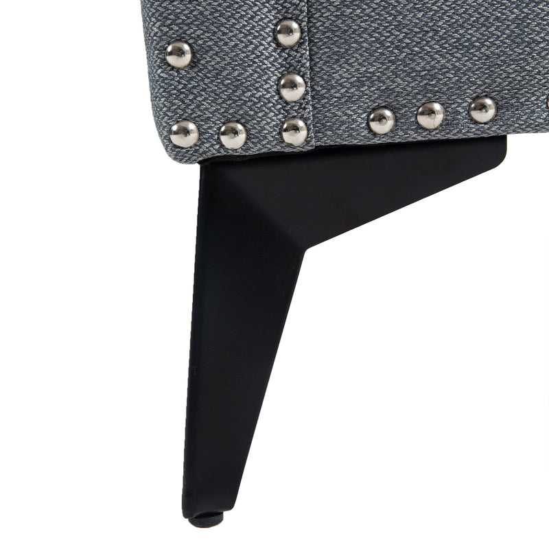 Accent Chair Living Room Chairs Single Sofa Chair,Arm Chairs with Linen Fabric, Mid Century Accent Arm Chairs Comfy Reading Lounge Club Armchair for Bedroom Office Study