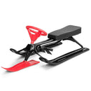 Kids Snow Sand Grass Sled w/ Steering Wheel and Brakes by LJGDeals