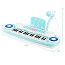 Multifunctional 37 Electric Keyboard Piano with Microphone by LJGDeals
