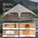 600D Oxford Bell Tent 14.8ft*9.2ft with Stove Jack