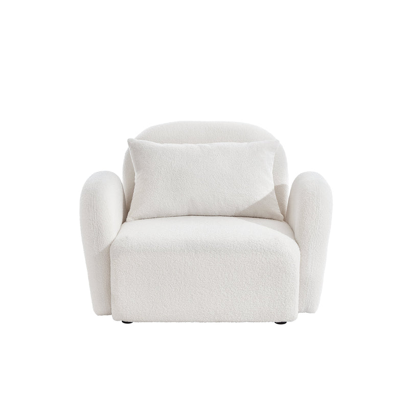 Walker Edison | Teddy Lazy Sofa Accent Chair