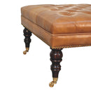 Buffalo - Ottoman With Castor Legs by HouseOfZazla