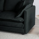 Comfy Deep Single Seat Sofa Upholstered Reading Armchair