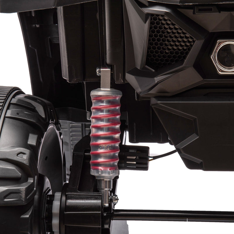 24V Ride On XXL UTV car for kid,2seater with two safety belts, Side by Side 4x4 Ride on Off-Road Truck with Parent Remote Control, Battery Powered Electric Car w/High Low Speed, two safety belts.