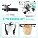 20 Inch Folding Bike for Adults with Basket, Phone Holder & Fenders