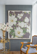 Large Botanical Wall Art Prints, Home Decor For Living Room Dining Room Bedroom Hallway - White / Gray by Unique Piece Furniture