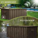 160 Gallon Outdoor Storage Deck Box Waterproof by HouseOfZazla