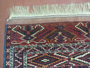 4' X 8' Antique Handmade Russian Bokhara Turkoman Yamud Wool Rug Carpet Nice