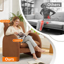 Modern Sherpa Upholstered Accent Chair, Comfortable Living Room Armchair, Lounge Chair For Bedroom, And Office by HouseOfZazla