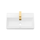 Wall Mounted Rectangular Bathroom Sink With Towel Bar by HouseOfZazla