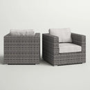 Patio Chair With Cushions Stylish Design by HouseOfZazla