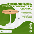 Mid-Century Tulip Table With Round Top, Pedestal Base by Unique Piece Furniture