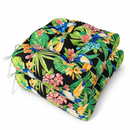 Outdoor Chair Cushions Set of 2, 19 x 19 x 4 Inch Tufted Seat Cushions by HouseOfZazla