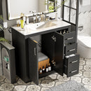 Bathroom Vanity With Sink Combo, Storage Cabinet, Freestanding Set With 3 Drawers & Soft Closing Doors by HouseOfZazla