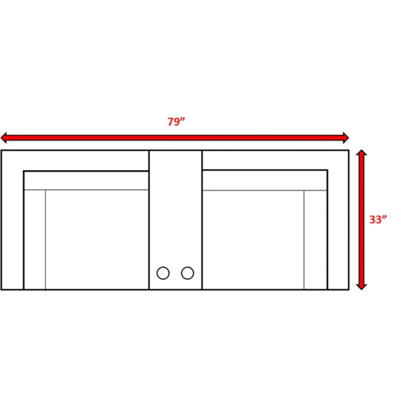 Outdoor Seating Group With Cushions 2 Person - Gray, photo 7 of 7