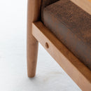 Wide Arm Chair - Light Brown by HouseOfZazla