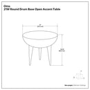 Otto - Cast Aluminum Side Table - Black by HouseOfZazla