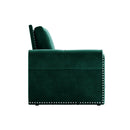 3 In 1 Convertible Sleeper Sofa With Nailhead Trim & Rolled Arm by HouseOfZazla