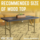 3/4 in. H Round Flange Pipe Kit for Coffee Table/Bench Legs