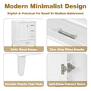 Bathroom Vanity, Modern Bathroom Cabinet With Sink Combo Set, Bathroom Storage Cabinet With A Soft Closing Door And 3 Drawers, Solid Wood Frame