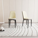 Modern Dining Chair With Cushions And Metal Legs by HouseOfZazla