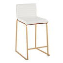 Mason Mara - Contemporary Design Fixed Height Counter Stool (Set of 2) by HouseOfZazla
