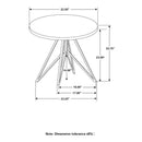 Hadi - Round End Industrial Design With Round Shape - Gray by HouseOfZazla