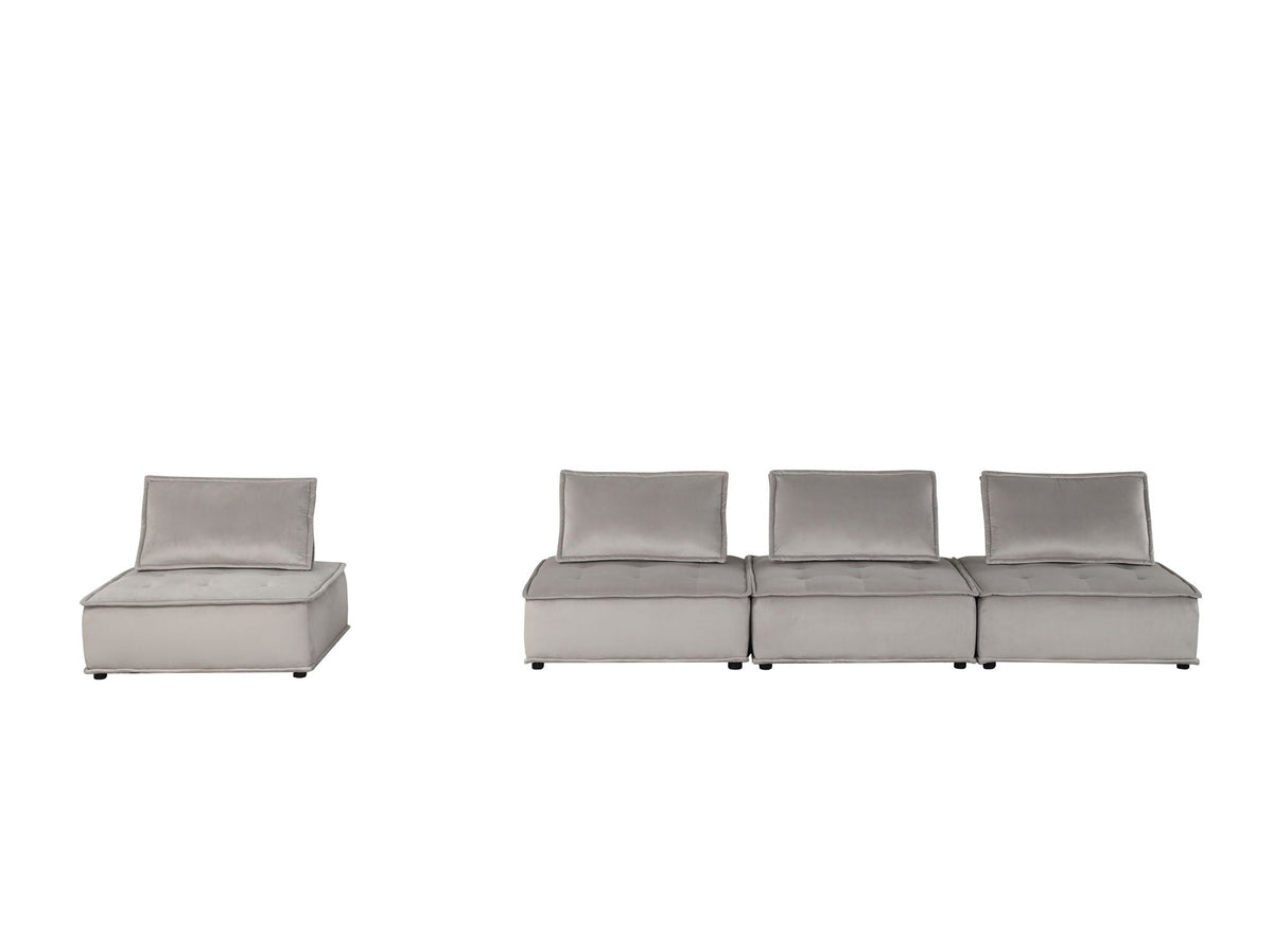 Anna - Stylish Sectional Sofa Ottoman, photo 34 of 35
