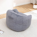 Beanbag Chair, Beanbag Sofa Chair With Armrests Stuffed High Density Foam by Unique Piece Furniture