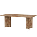 Dining Table For 4 - 6 People, Kitchen Table With Thick Top