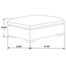 Zachary - Upholstered Ottoman by HouseOfZazla