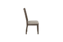 Side Dining Chair With Ladder Back (Set of 2) - Gray by HouseOfZazla