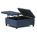 Harrison - Upholstered Coffee Table Storage Ottoman by Unique Piece Furniture