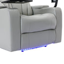 Power Motion Recliner Electric Power Recliner With USB Charging Port, Hidden Arm Storage, Convenient Cup Holder And tooth Speaker by HouseOfZazla