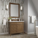 James Martin Brittany 36" Single Bathroom Vanity, Saddle Brown